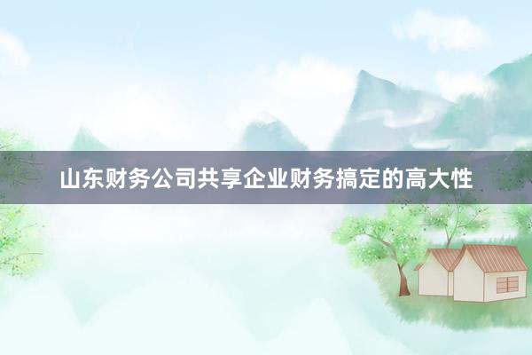 山东财务公司共享企业财务搞定的高大性